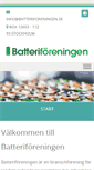 Mobile Screenshot of batteriforeningen.se