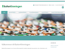 Tablet Screenshot of batteriforeningen.se